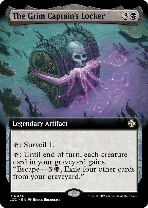 The Grim Captain's Locker (Extended Art) (LCC-050) - The Lost Caverns of Ixalan Commander: (Extended Art)
