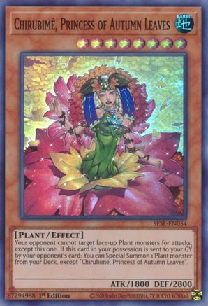 Chirubime, Princess of Autumn Leaves (SESL-EN054) - Secret Slayers 1st Edition