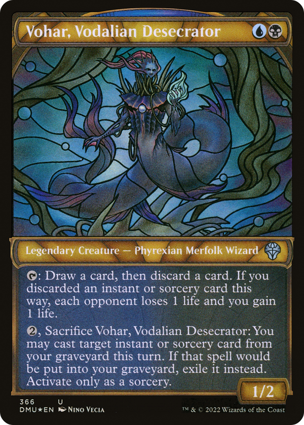 Vohar, Vodalian Desecrator (Textured Foil) (DMU-366) - Dominaria United: (Showcase) Foil