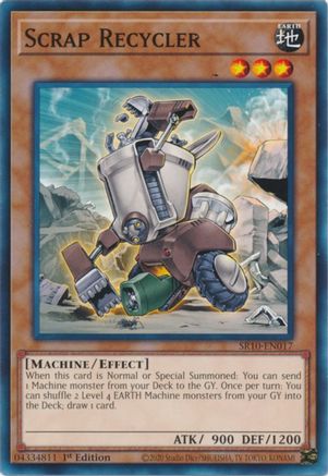 Scrap Recycler (SR10-EN017) - Structure Deck: Mechanized Madness 1st Edition