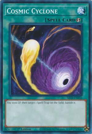 Cosmic Cyclone (SR10-EN032) - Structure Deck: Mechanized Madness 1st Edition