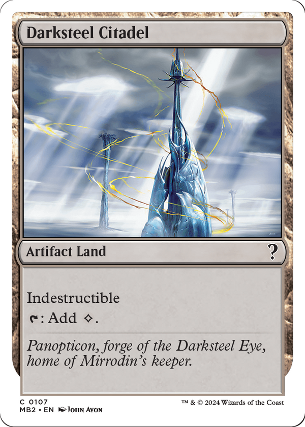 Darksteel Citadel (White Border) (MB2-107) - Mystery Booster 2