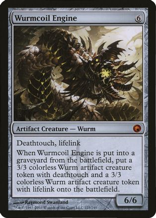 Wurmcoil Engine (Scars of Mirrodin) (OVER-223) - Oversize Cards