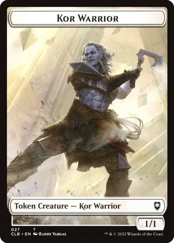 Kor Warrior (TCLB-027) - Battle for Baldur's Gate Tokens