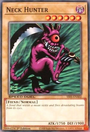 Neck Hunter (SS05-ENA02) - Speed Duel Decks: Twisted Nightmares 1st Edition
