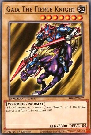 Gaia The Fierce Knight (SS04-ENA02) - Speed Duel Decks: Match of the Millennium 1st Edition