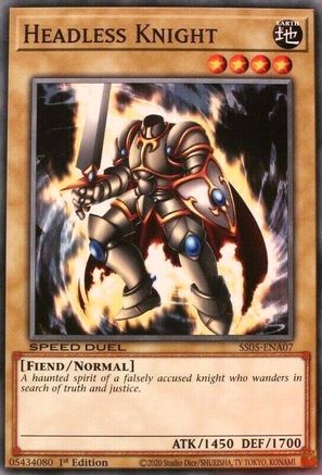 Headless Knight (SS05-ENA07) - Speed Duel Decks: Twisted Nightmares 1st Edition