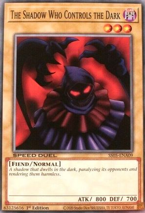 The Shadow Who Controls the Dark (SS05-ENA09) - Speed Duel Decks: Twisted Nightmares 1st Edition