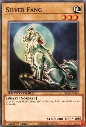 Silver Fang (SS04-ENA07) - Speed Duel Decks: Match of the Millennium 1st Edition