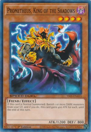 Prometheus, King of the Shadows (SS05-ENA15) - Speed Duel Decks: Twisted Nightmares 1st Edition
