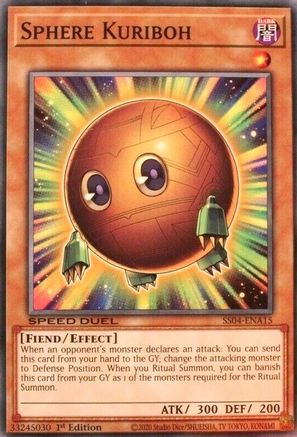 Sphere Kuriboh (SS04-ENA15) - Speed Duel Decks: Match of the Millennium 1st Edition