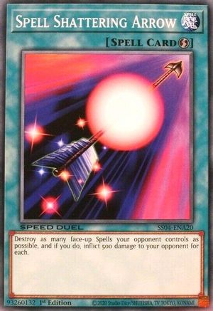 Spell Shattering Arrow (SS04-ENA20) - Speed Duel Decks: Match of the Millennium 1st Edition
