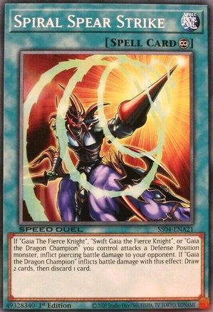 Spiral Spear Strike (SS04-ENA21) - Speed Duel Decks: Match of the Millennium 1st Edition