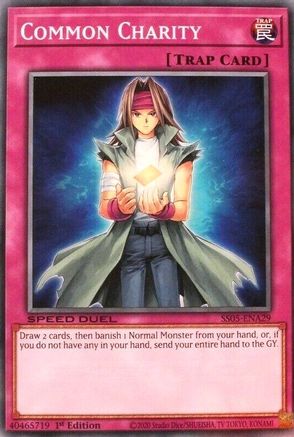 Common Charity (SS05-ENA29) - Speed Duel Decks: Twisted Nightmares 1st Edition
