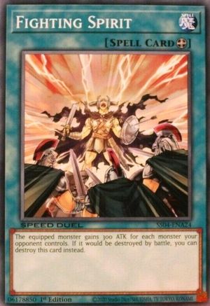 Fighting Spirit (SS04-ENA24) - Speed Duel Decks: Match of the Millennium 1st Edition