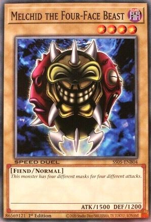 Melchid the Four-Face Beast (SS05-ENB04) - Speed Duel Decks: Twisted Nightmares 1st Edition