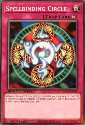 Spellbinding Circle (SS04-ENA28) - Speed Duel Decks: Match of the Millennium 1st Edition