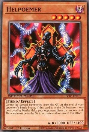 Helpoemer (SS05-ENB13) - Speed Duel Decks: Twisted Nightmares 1st Edition