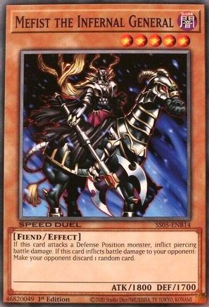 Mefist the Infernal General (SS05-ENB14) - Speed Duel Decks: Twisted Nightmares 1st Edition