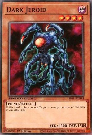 Dark Jeroid (SS05-ENB18) - Speed Duel Decks: Twisted Nightmares 1st Edition