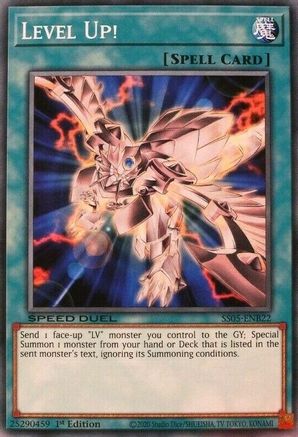 Level Up! (SS05-ENB22) - Speed Duel Decks: Twisted Nightmares 1st Edition