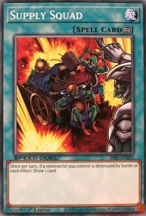 Supply Squad (SS05-ENB25) - Speed Duel Decks: Twisted Nightmares 1st Edition