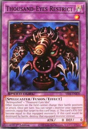 Thousand-Eyes Restrict (SS04-ENB30) - Speed Duel Decks: Match of the Millennium 1st Edition