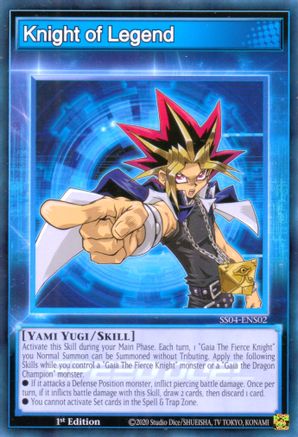 Knight of Legend (SS04-ENS02) - Speed Duel Decks: Match of the Millennium 1st Edition