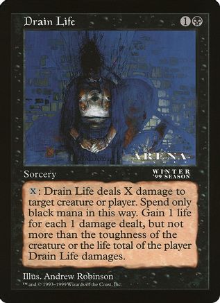 Drain Life (Arena League) (OVER-) - Oversize Cards