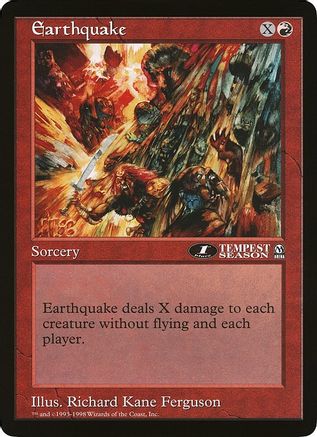 Earthquake (1st Place) (Arena League) (OVER-) - Oversize Cards