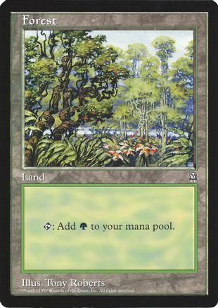 Forest (Arena League) (OVER-) - Oversize Cards Foil