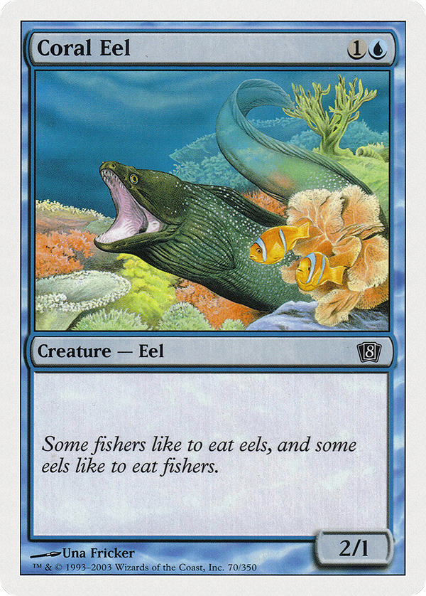 Coral Eel (8ED-070) - 8th Edition Foil