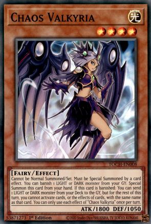 Chaos Valkyria (TOCH-EN008) - Toon Chaos 1st Edition