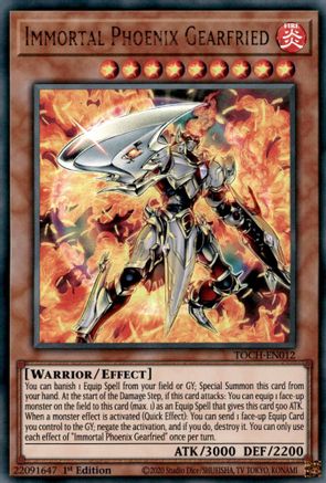 Immortal Phoenix Gearfried (TOCH-EN012) - Toon Chaos Unlimited