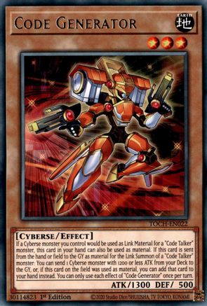 Code Generator (TOCH-EN022) - Toon Chaos Unlimited