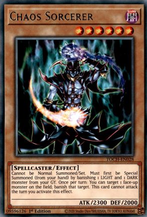 Chaos Sorcerer (TOCH-EN028) - Toon Chaos 1st Edition