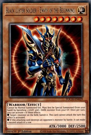 Black Luster Soldier - Envoy of the Beginning (TOCH-EN029) - Toon Chaos Unlimited