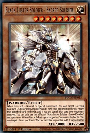 Black Luster Soldier - Sacred Soldier (TOCH-EN035) - Toon Chaos Unlimited