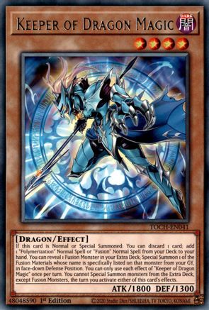 Keeper of Dragon Magic (TOCH-EN041) - Toon Chaos Unlimited
