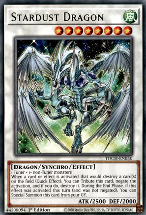 Stardust Dragon (TOCH-EN050) - Toon Chaos Unlimited
