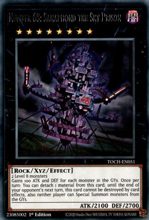 Number 68: Sanaphond the Sky Prison (TOCH-EN051) - Toon Chaos Unlimited