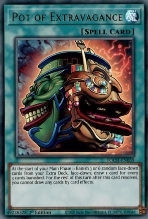 Pot of Extravagance (TOCH-EN059) - Toon Chaos Unlimited