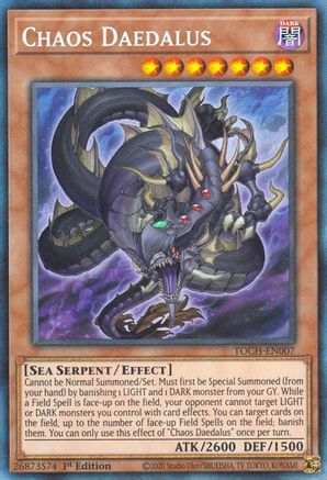 Chaos Daedalus (CR) (TOCH-EN007) - Toon Chaos 1st Edition