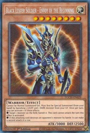 Black Luster Soldier - Envoy of the Beginning (CR) (TOCH-EN029) - Toon Chaos Unlimited