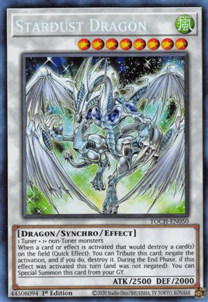 Stardust Dragon (CR) (TOCH-EN050) - Toon Chaos 1st Edition
