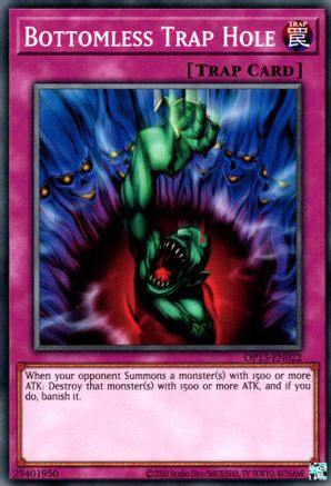 Bottomless Trap Hole (OP13-EN022) - OTS Tournament Pack 13 Unlimited