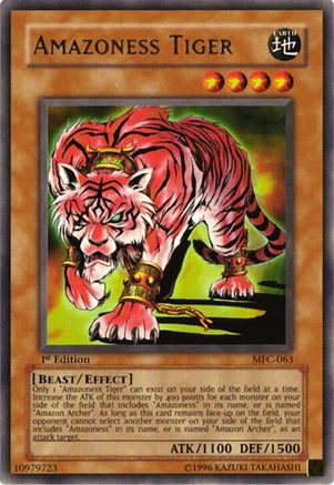 Amazoness Tiger (MFC-063) - Magician's Force Unlimited