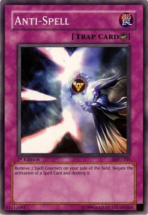 Anti-Spell (MFC-103) - Magician's Force 1st Edition