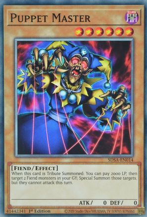 Puppet Master (SDSA-EN014) - Structure Deck: Sacred Beasts 1st Edition