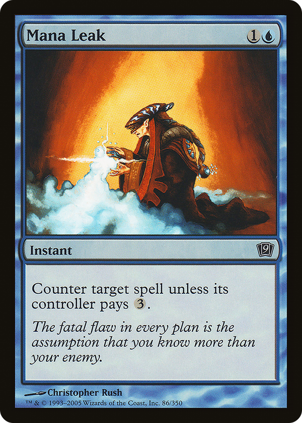 Mana Leak (9ED-086) - 9th Edition Foil